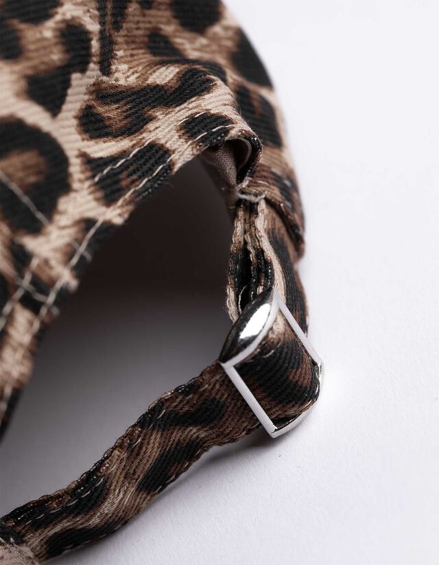 Baseball sapka - Párducmintás - sötétbarna