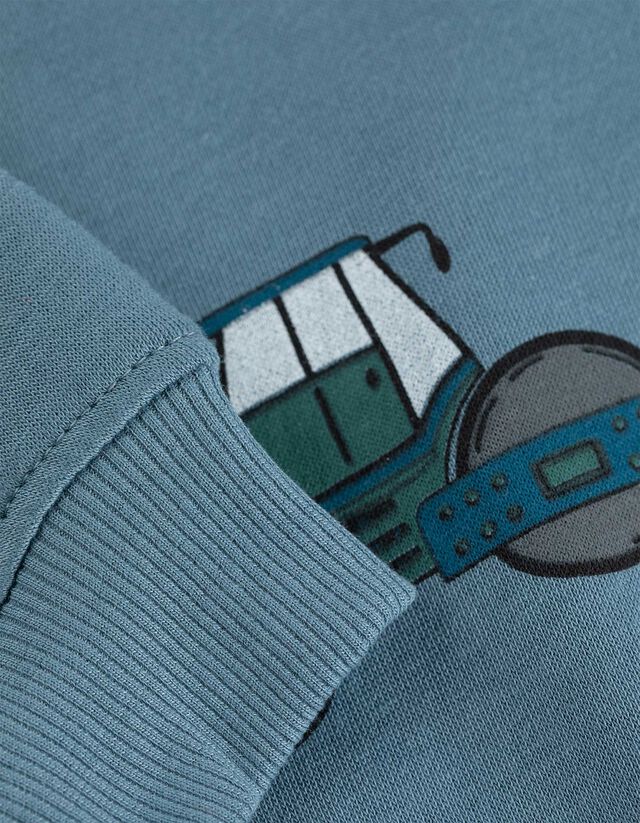 Melegítőfelső - Elszórt nyomott minta - kék