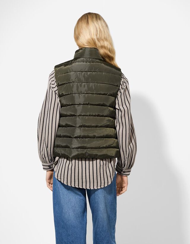 Steppelt mellény - Egyszínű - világos barna