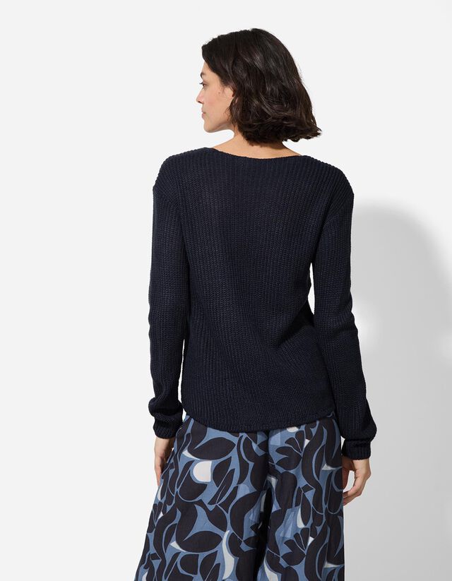 Pulóver - Egyszínű - barna