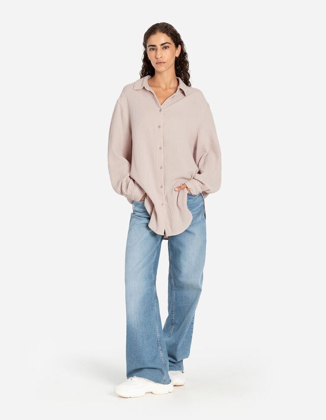 Blúz - Muszlin - vilagos zold