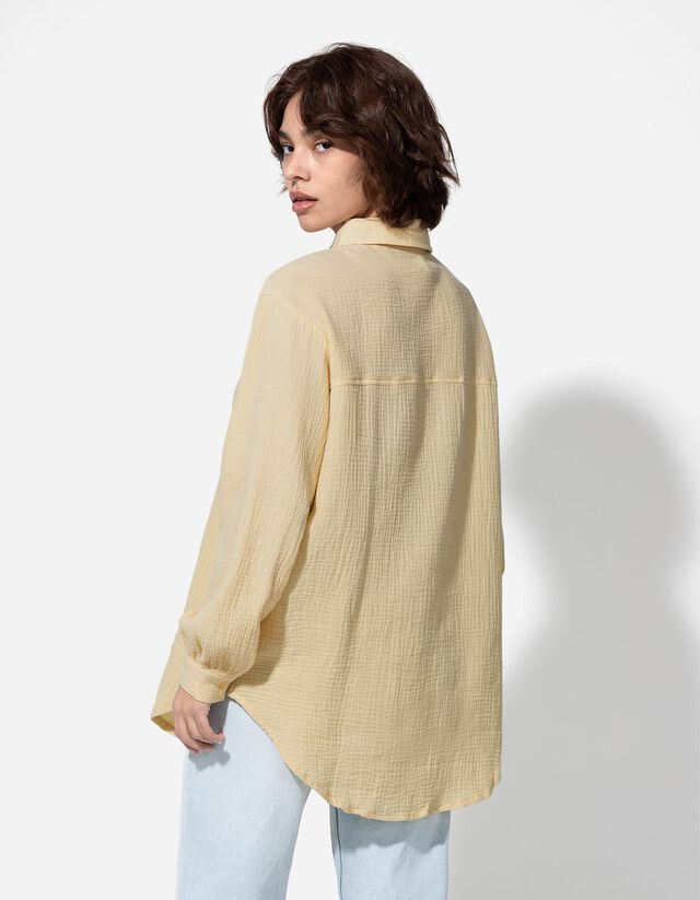 Blúz - Muszlin - vilagos zold