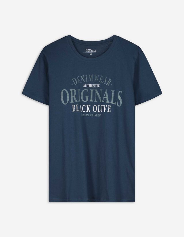 Póló - Nyomott minta - sárga