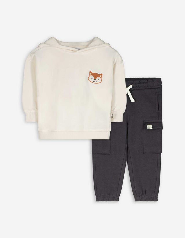 Sweatshirt és nadrág szett - Melegítőszövet - feher