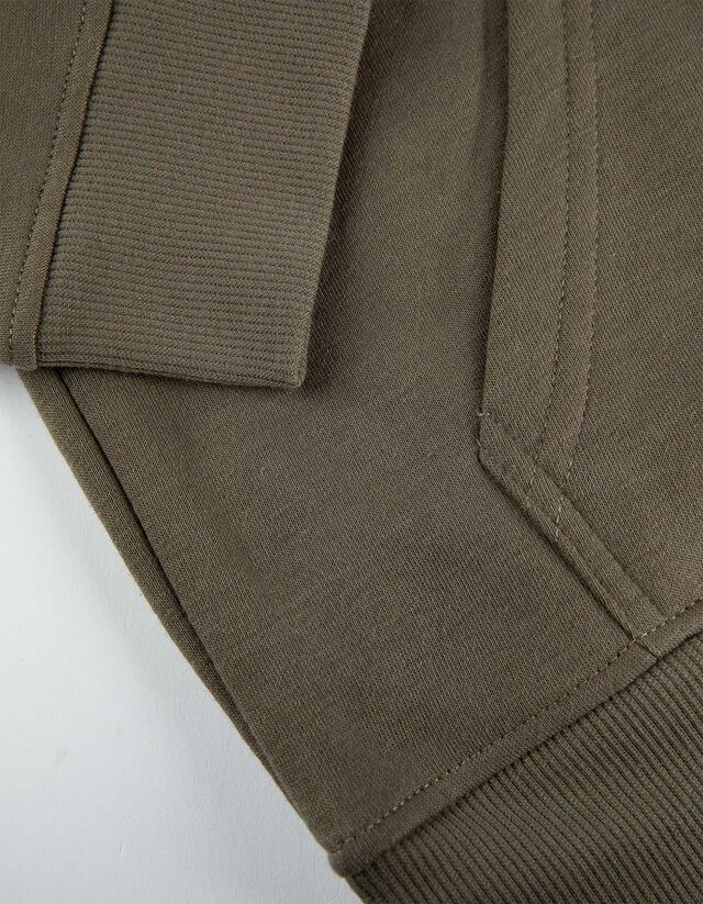 Kapucnis felső - Pamut keverék - sotetkek