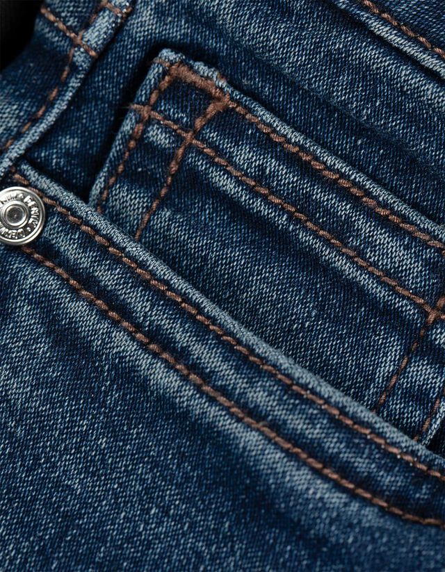 Farmernadrág - Szélesített szabás - sotetkek