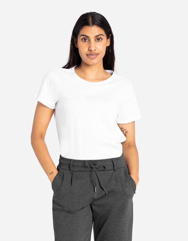 Póló - Kerek nyakkivágás - feher