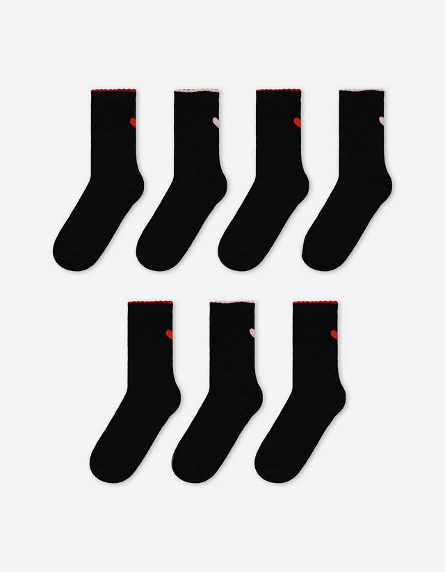 Zokni - 7 db-os csomag