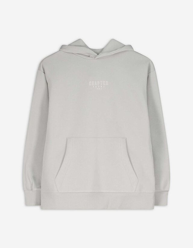 Kapucnis felső - Túlméretezett fazon - feher