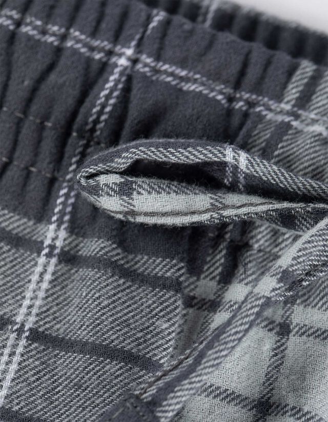 Pizsamaalsó - Flanell - sötétszürke