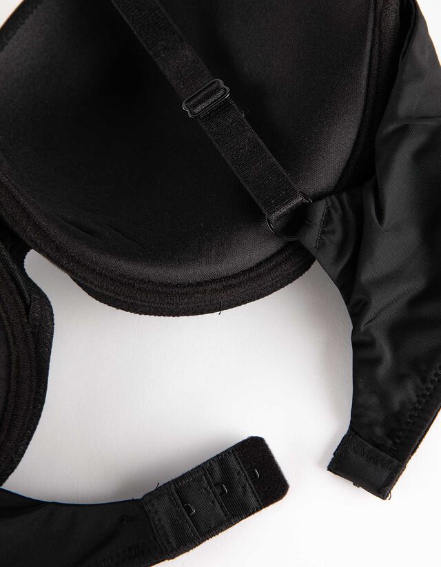 Szuper push-up melltartó - Push-up hatás - fekete