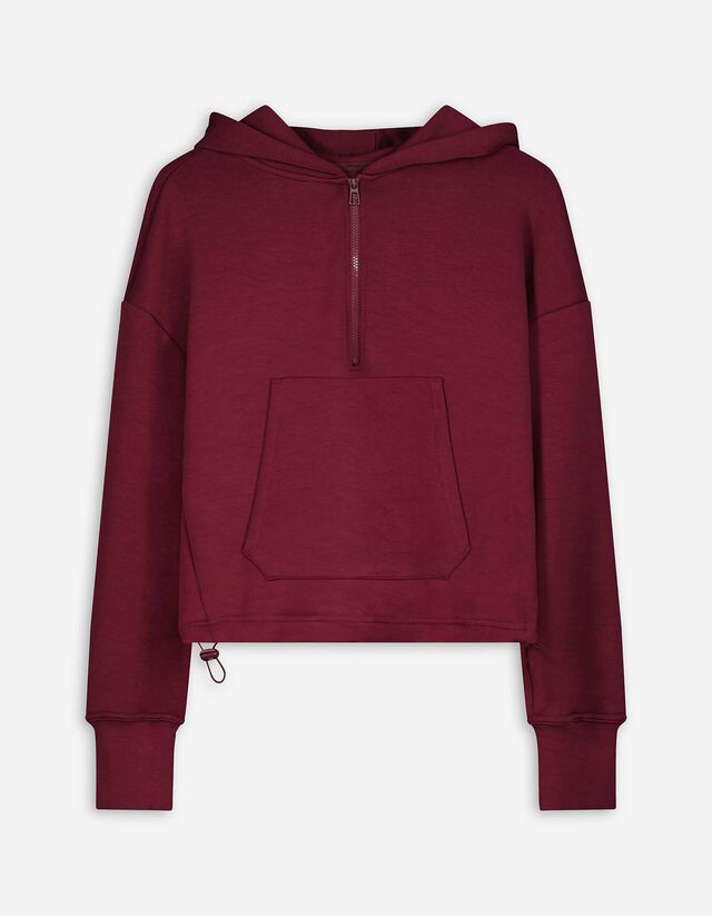 Kapucnis felső - Lélegző szövet - bézs