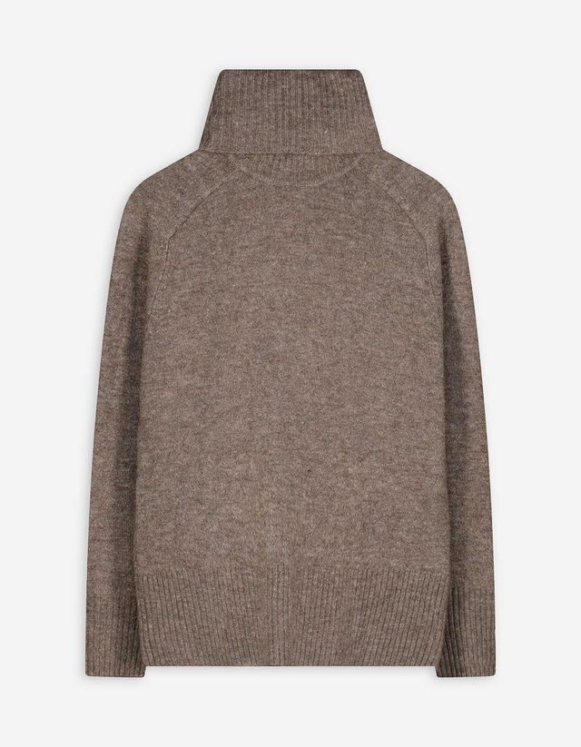 Pulóver - Túlméretezett fazon - sötétszürke