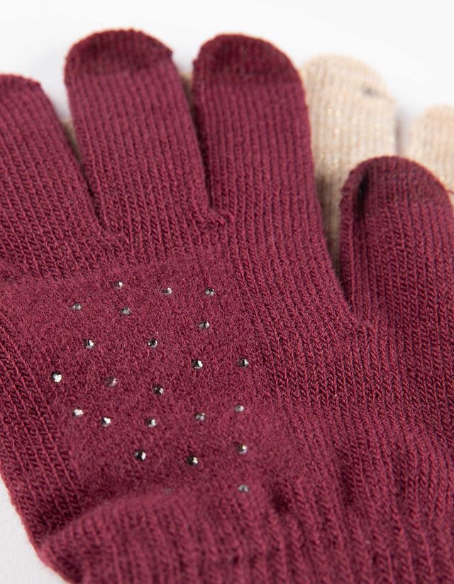 Kesztyű - 2 darabos csomag - feher