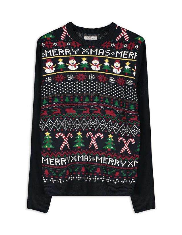 Pulóver - Karácsony - sotetkek