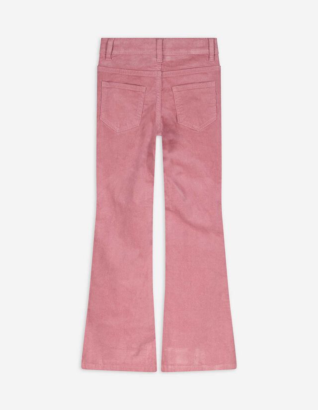 kordbársony nadrág - Pamut keverék - lila