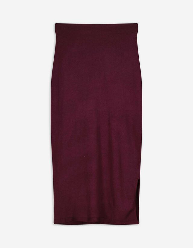 Szoknya - Viszkózkeverék - sötétszürke