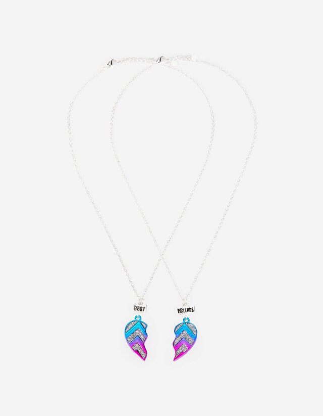 Nyaklánc - 2 db-os csomag - pink