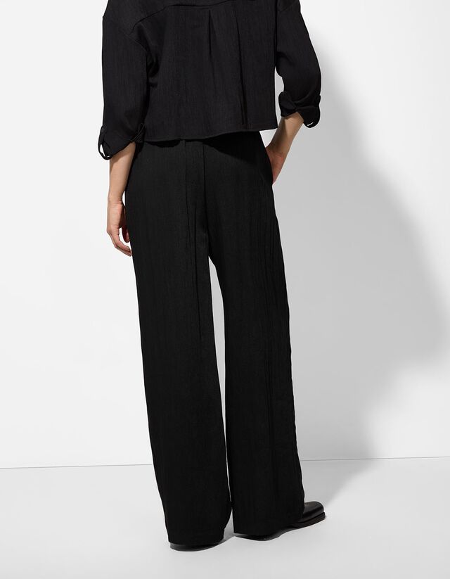 Nadrág - Széles szárú - világos barna