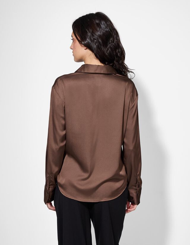 Blúz - sötétbarna