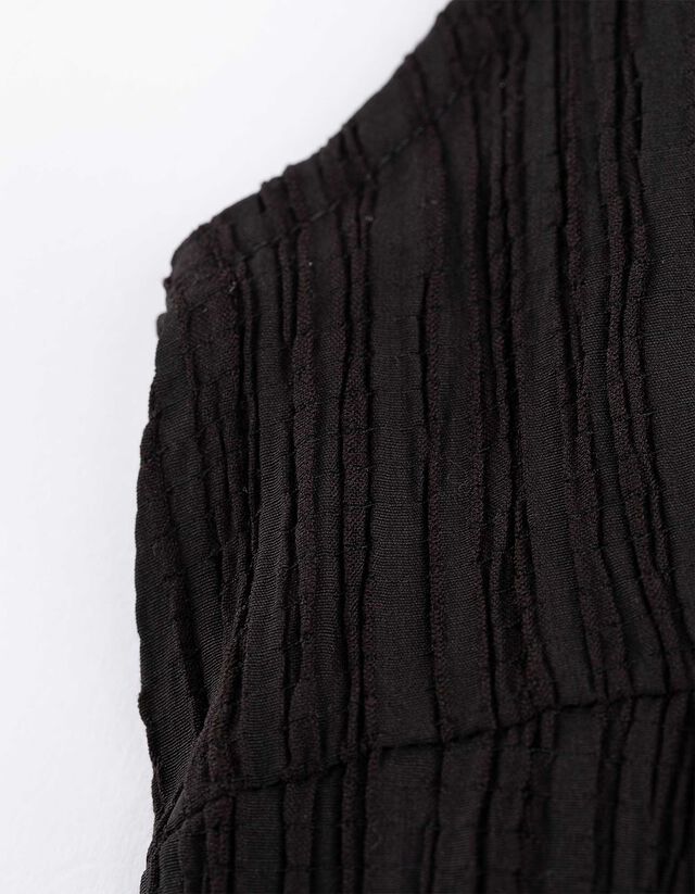 Ujjatlan felső - fekete