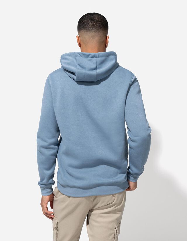 Kapucnis felső - Pamut keverék - sotetkek