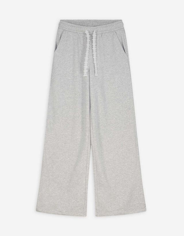 Nadrág - Csipkerátéttel - feher