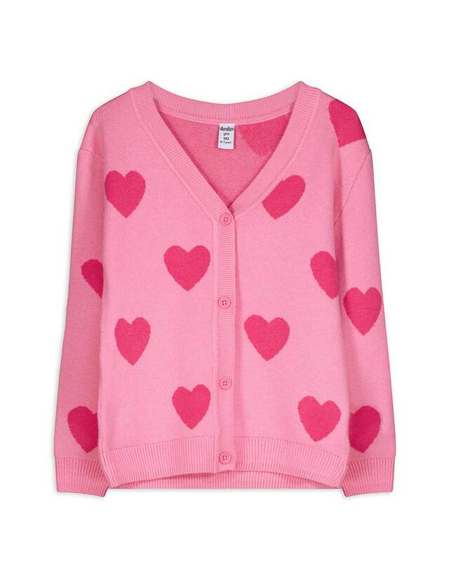 Kötött kardigán - pink