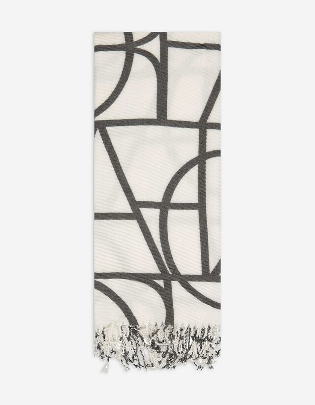 Sál - Elszórt nyomott minta - feher