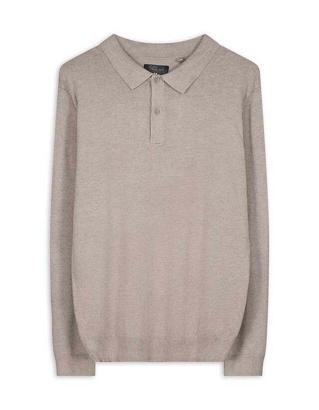 Pulóver - Póló gallér - bézs