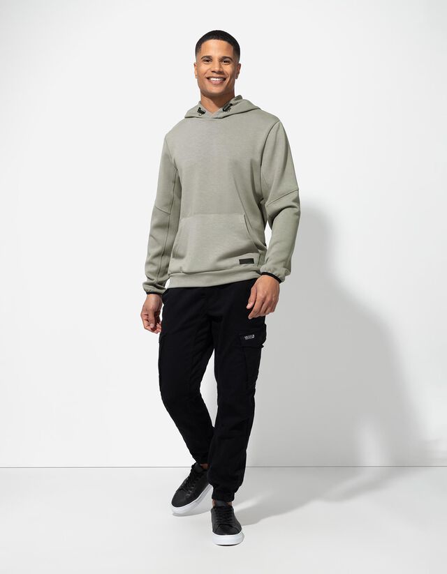 Melegítőfelső - Kapucni - sötétzöld