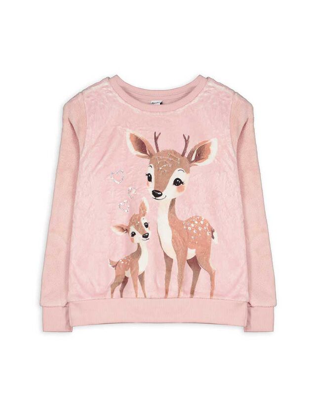 Pulóver - Plüss - rozsaszin