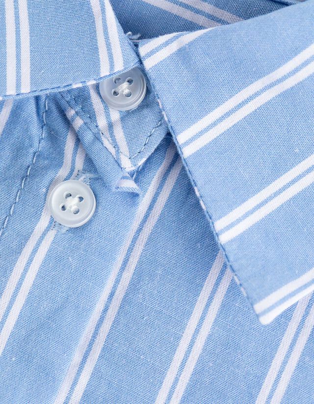 Felsőből és nadrágból álló pizsama szett - Szőtt szövet - feher