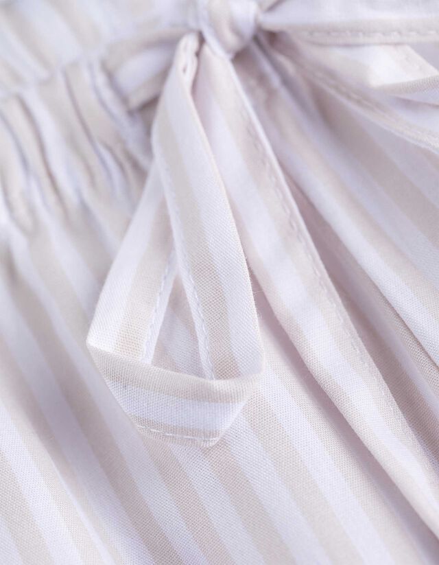 Pizsamaalsó - Csíkos - bézs