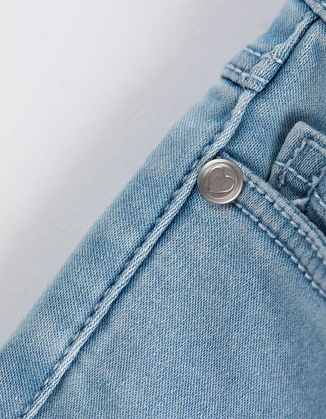 Farmernadrág - Strasszokkal - vilagoskek