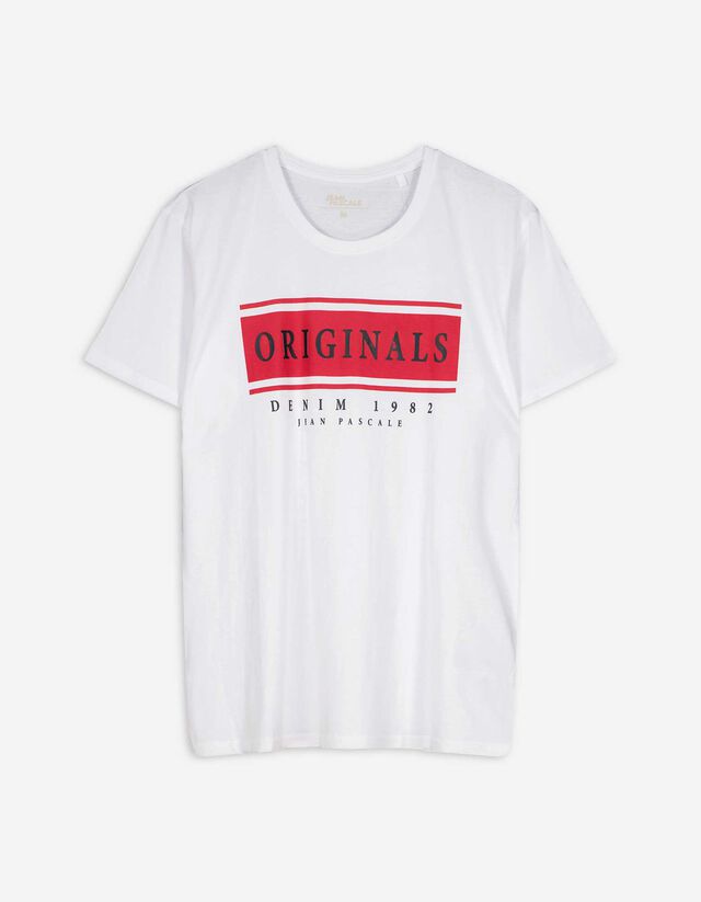 Póló - Kerek nyakkivágás - mélyvörös