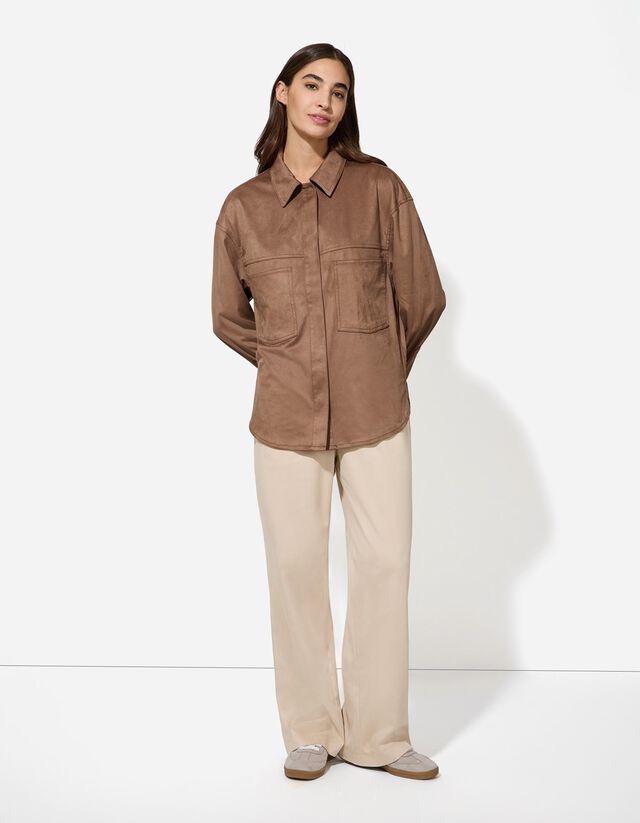 Ingdzseki - Velúr utánzat - barna