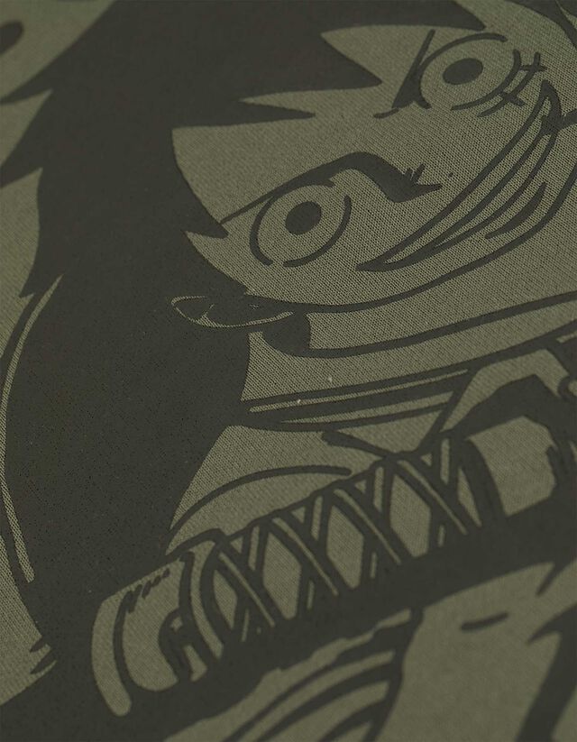 Kapucnis felső - One Piece - sötétzöld