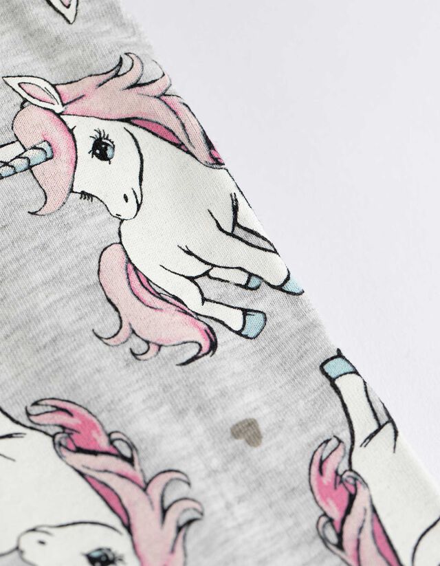 Legging - Elszórt nyomott minta - vilagos szurke