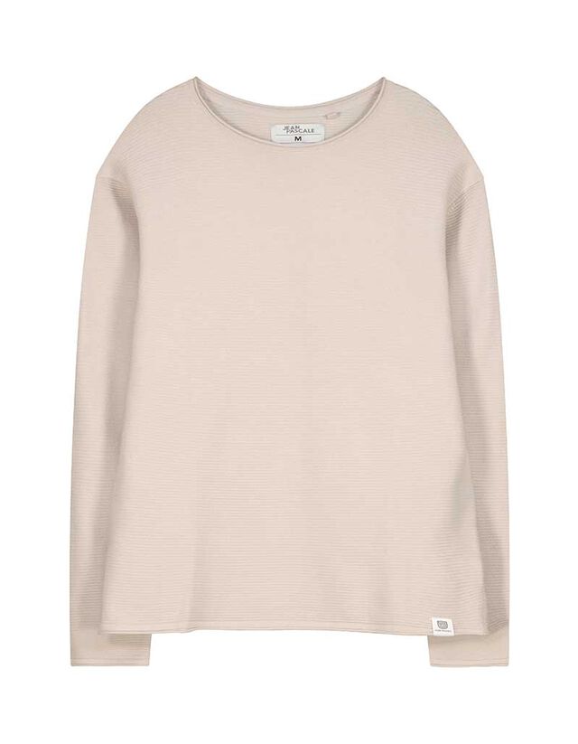 Pulóver - Kerek nyakkivágás - világos barna