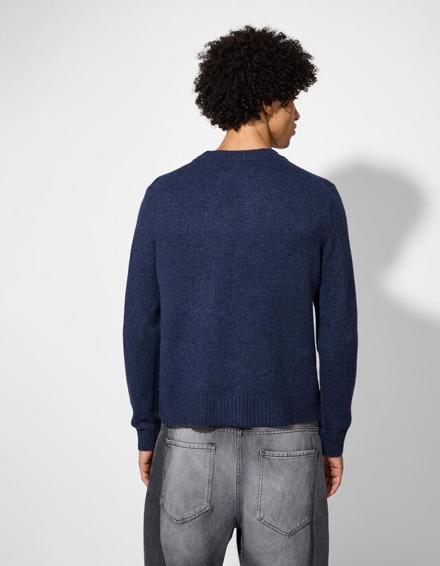 Pulóver - Kerek nyakkivágás - sotetkek