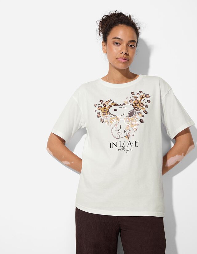 Póló - Snoopy - feher