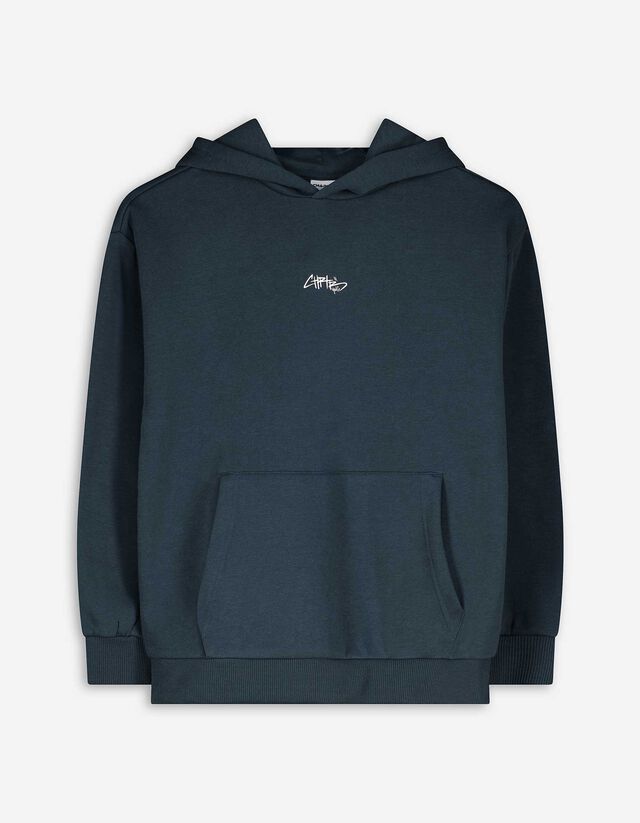 Kapucnis felső - Túlméretezett fazon - feher