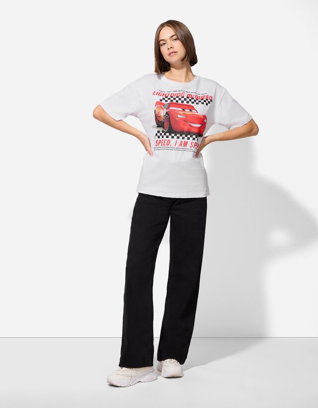 Póló - Cars - feher