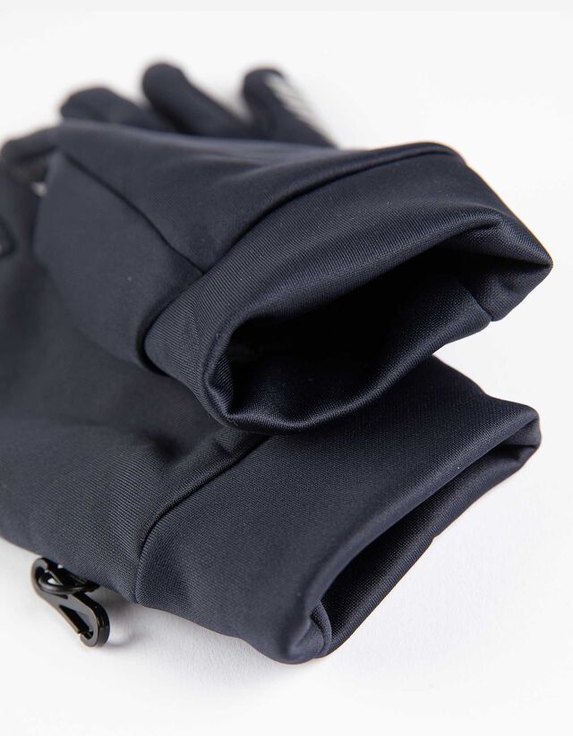 érintőképernyős kesztyűk - Fényvisszaverő - fekete