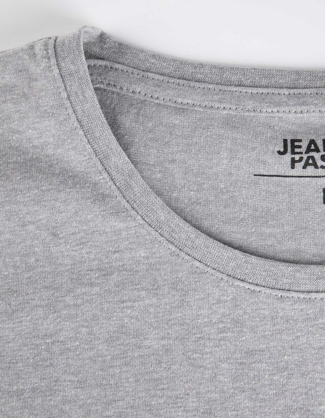 Póló - Melírozott - fekete