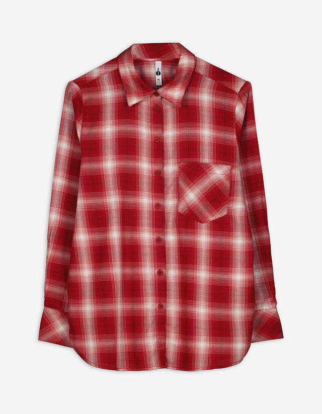 Blúz - Kockás - sotetkek