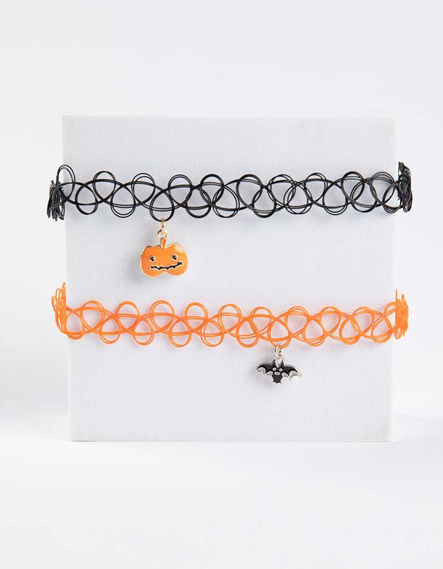 Choker - 2 db-os csomag - fekete