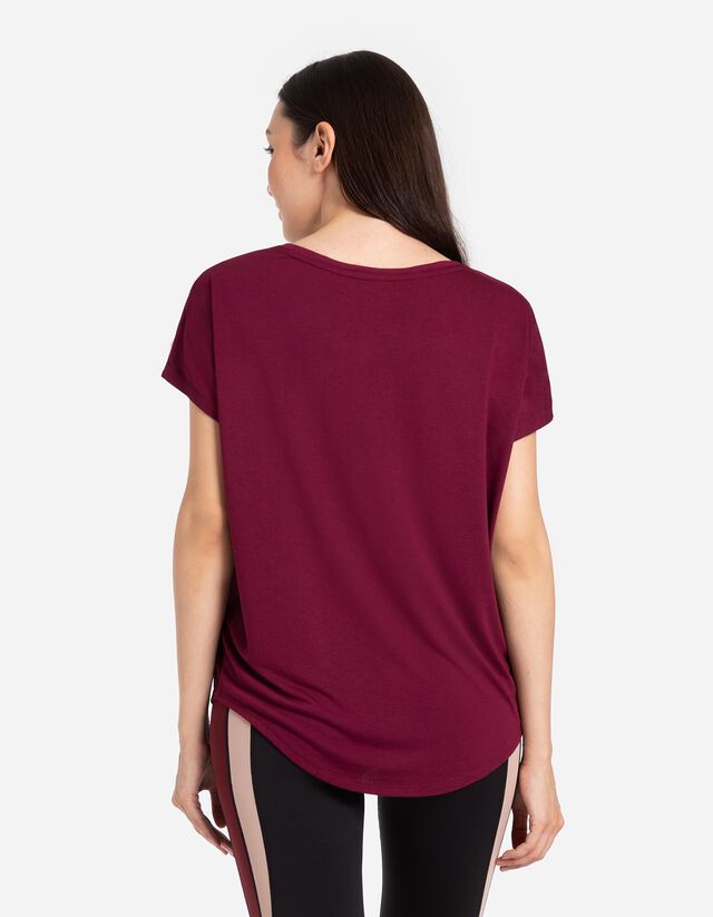 Póló - Lélegző szövet - mélyvörös