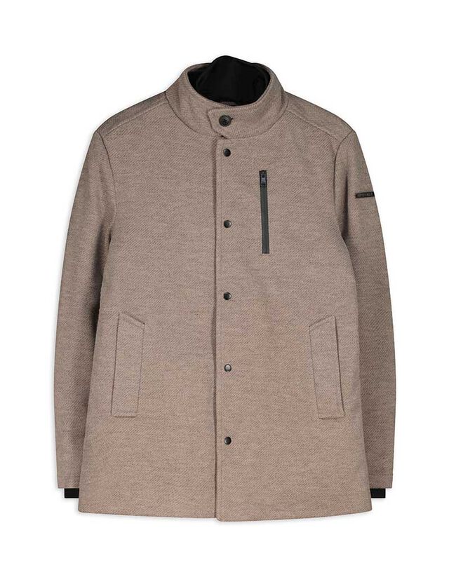 Kabát - Gyapjú megjelenés - barna